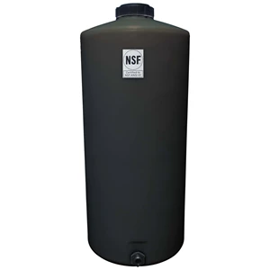 *VERT TANK; 105 GAL, BLACK